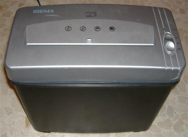 Trituradora de papel