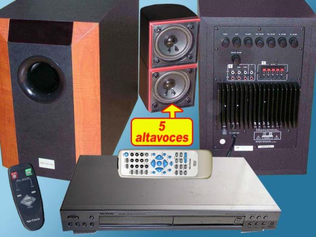 Equipo musica Home Cinema 5.1 con DvD Mx Onda MX-HT511