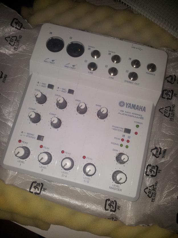 Tarjeta de sonido - yamaha audiogram 6 usb