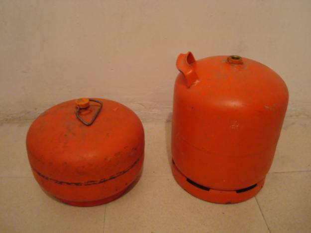 Bombonas Gas Butzier naranjas de 3 y 5 kilos