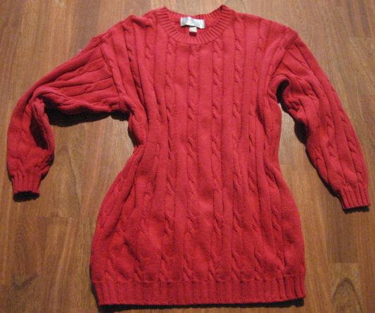 Jersey rojo de algodon unisex