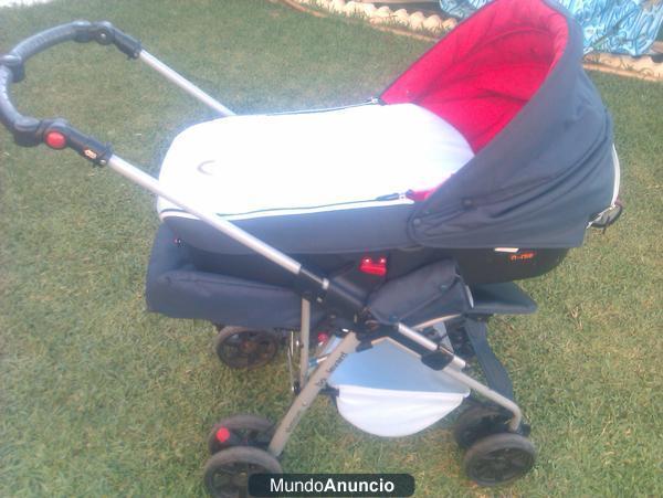 Conjunto de carro de paseo, capazo, y portabebe. Nurse