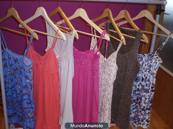 Vendo Lote de 7 camisetas Zara, Bershka, Stradivarius..