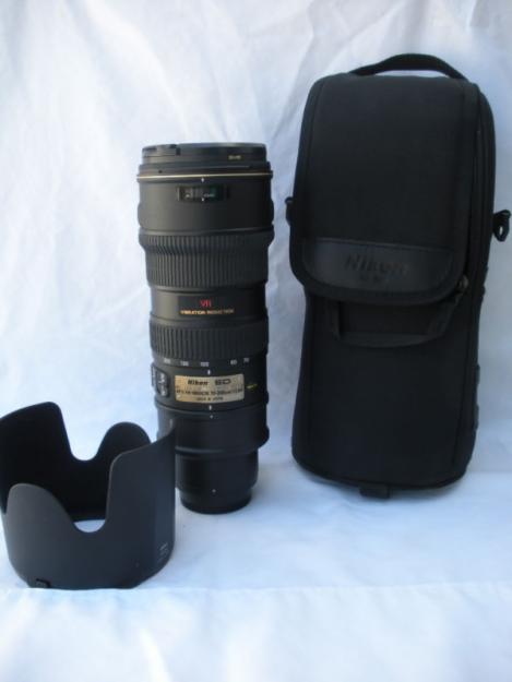 Nikon Nikkor 70-200mm F2.8G ED-IF AF-S VR lente