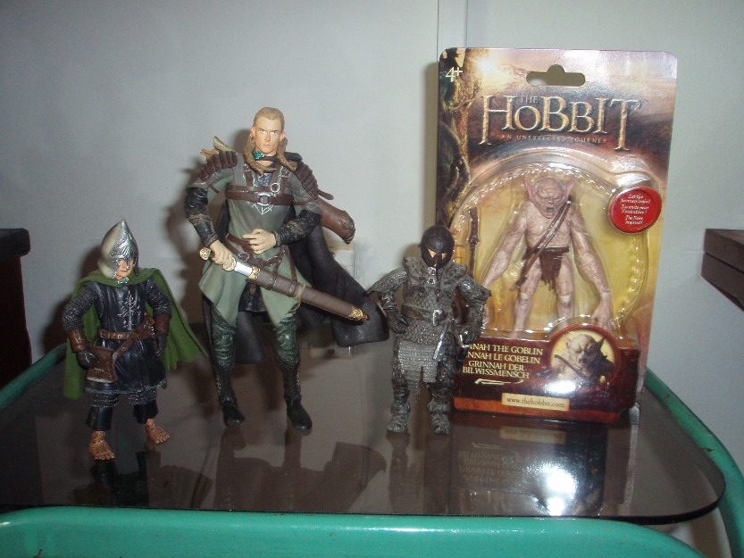 Lote de figuras del Señor de los anillos y Hobbit