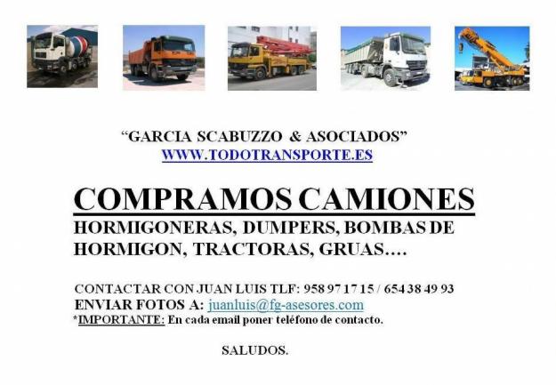 Buscamos tractoras