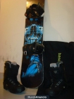 Tabla snow + fijaciones + botas + regalo funda. - mejor precio | unprecio.es