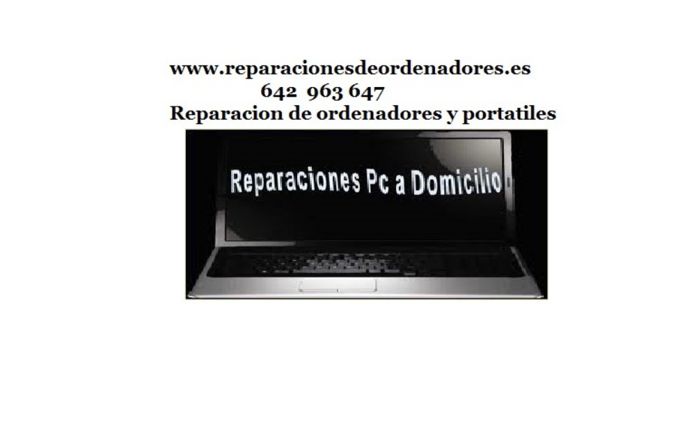 Reparacion de portatiles y ordenadores a domicilio Madrid