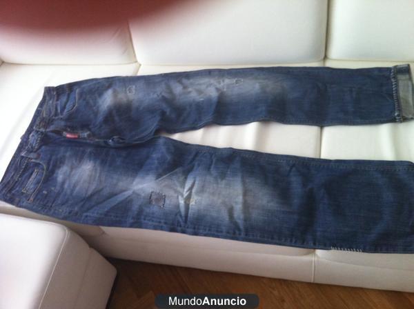 CHOLLO 2 PANTALONES DESCUARED2 , PEPE JEANS Y DIESEL TALLA 36