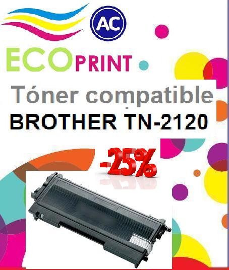 Tóner Compatible BROTHER TN2120 / 360 Negro