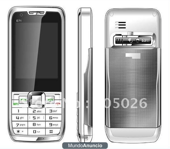 Movil Mini E 71 Dual SIM, nuevo, banda cuadruple