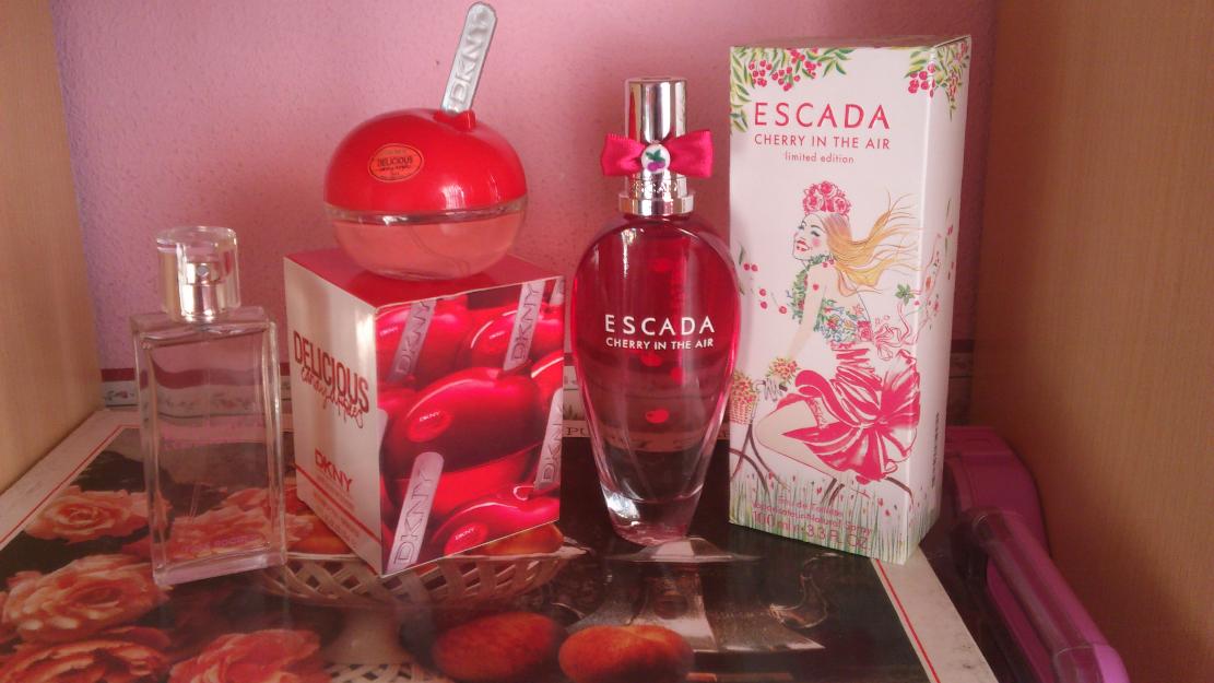 Veendo Perfumes Escada Cherry, Delicious Candy DKNY y Comme Un Evidence Yves Rocher