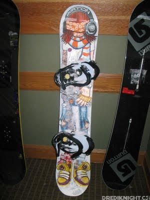 tabla de snowboard burton jeremy jones 56 del 2008