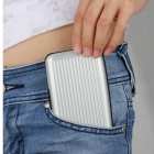 Cartera aluminio aluma wallet resistente de color plata - mejor precio | unprecio.es