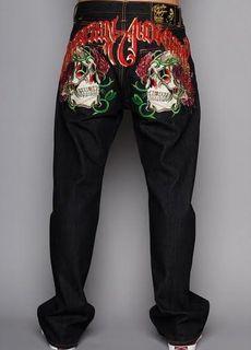 Evisu Ed Hardy Christian Audigier(CA) pantalones!!
