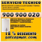 Sat calderas 900 901 074 reparacion calentadores y calderas barcelona - mejor precio | unprecio.es