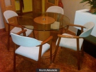 OCASIÓN: Conjunto de Mesa de Cristal con 4 bonitas Sillas - mejor precio | unprecio.es