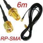 Cable sma macho hembra 6m alargador antena wifi - mejor precio | unprecio.es