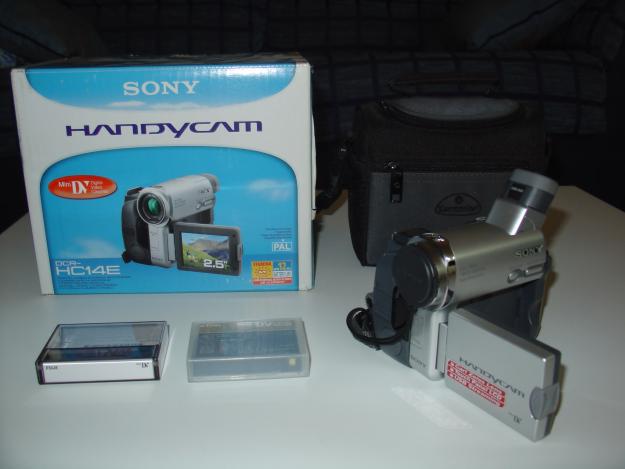 vendo videocamara sony handycam dcr-hc14e minidv