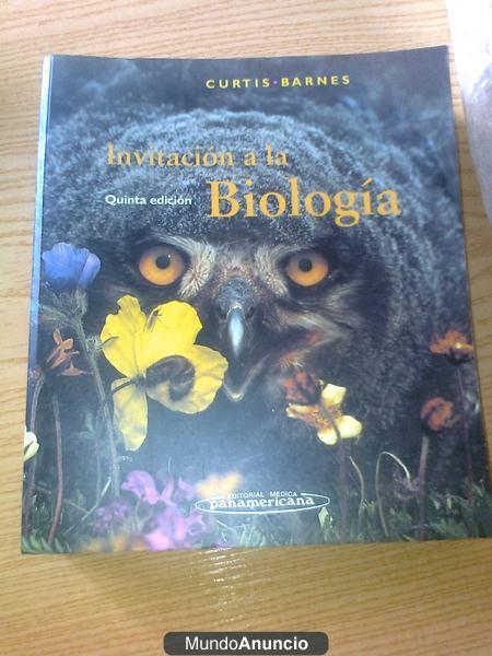 Vendo libro INVITACIÓN A LA BIOLOGÍA - Curtis-Barnes