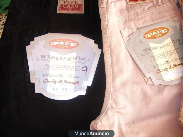 Se vende un lote de pantalones de marca nacional (pepe cano y lonigan).