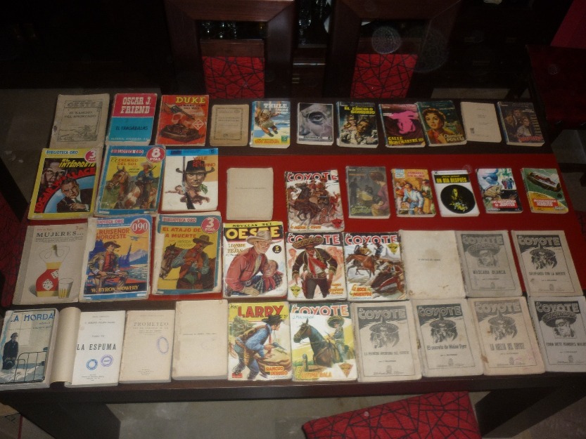 vendo lote de 207 libros y novelas antiguas