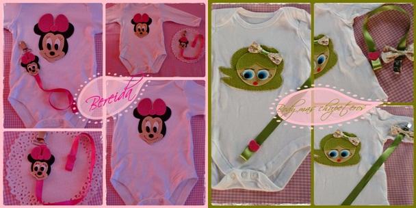 body y chupetero de bebe
