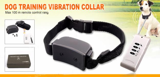 Collar de adiestramiento profesional perros mando y vibración