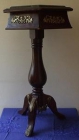 MESA EGIPCIA DE MADERA CON MARMOL EXAGONAL - mejor precio | unprecio.es