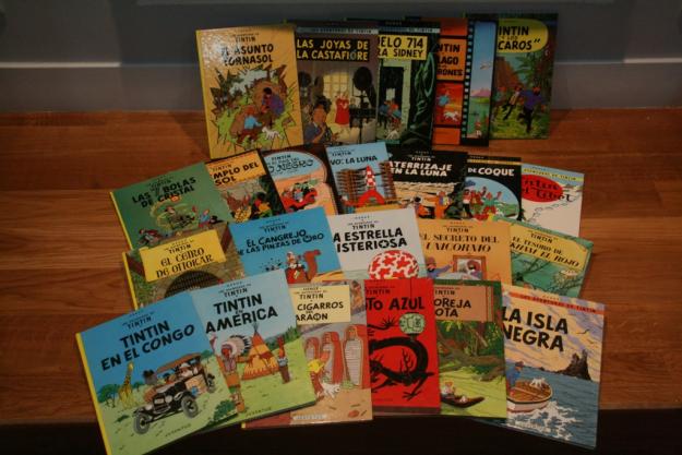 Vendo colecciones de Tintin, Asterix y Teniente Blueberry