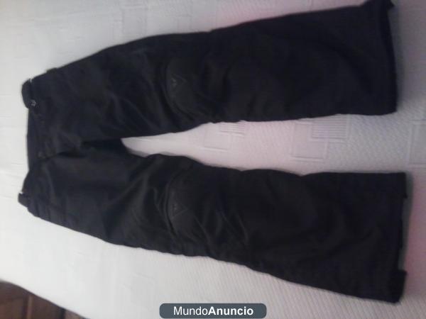 Pantalón Dainese [Talla 50] de cordura negro con membrana D-Dry
