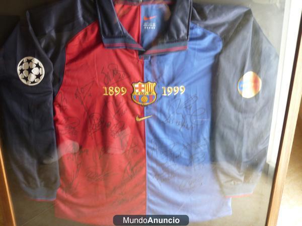 Camiseta del FC Barcelona centenario firmada