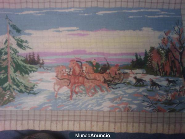 Goblen hecho a mano de coleccion