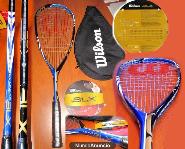 Raqueta Squash WILSON BLX ONE 45 (2x155€)