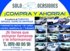 TURISMOS,FURGONETAS MIXTAS Y DE CARGA, ¡¡ SOLO OCASIONES¡¡ - mejor precio | unprecio.es