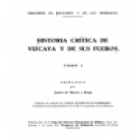 Historia crítica de Vizcaya y sus fueros. Sólo libro segundo. --- Artes de la Ilustración, 1924, Madrid. - mejor precio | unprecio.es