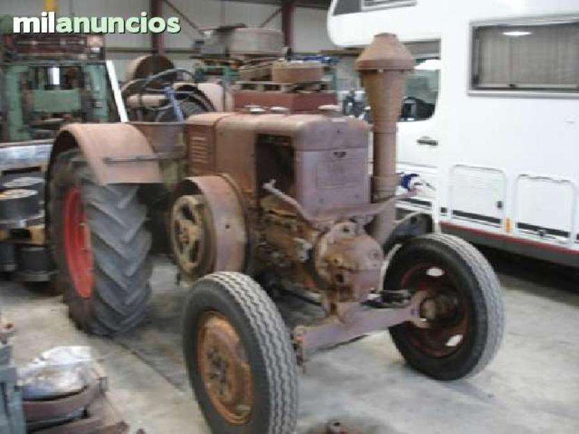 tractor lanz buldog fuego antiguo
