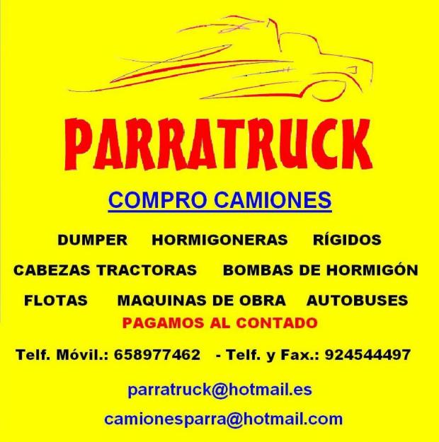 COMPRO CAMIONES TODA ESPAÑA TELF. 658977462