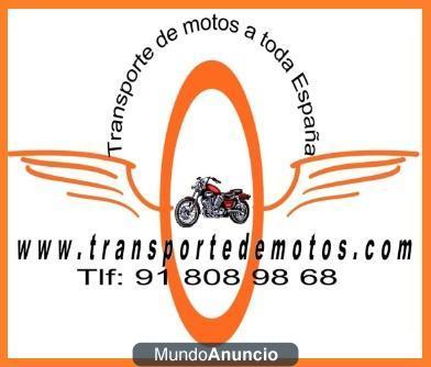 Transporte su moto