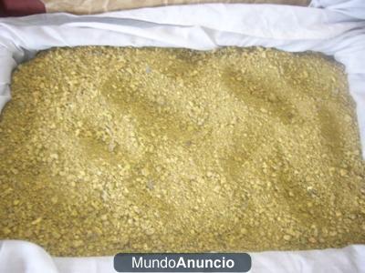 250 kg de polvo de oro para la venta