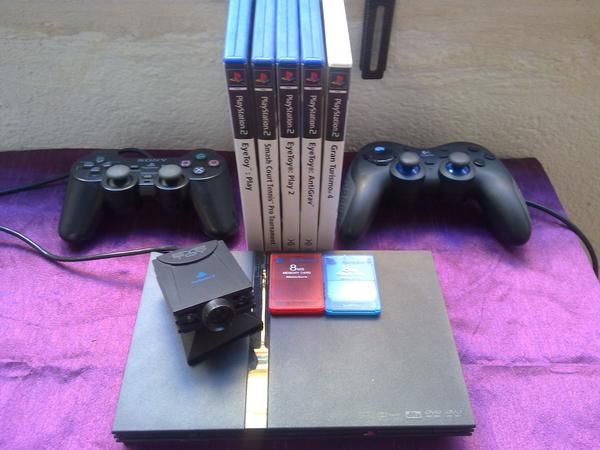 Playstation2 Slim con chip y extras (PS2)