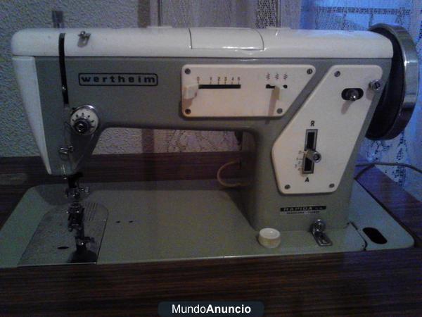 Mueble-maquina de coser wertheim