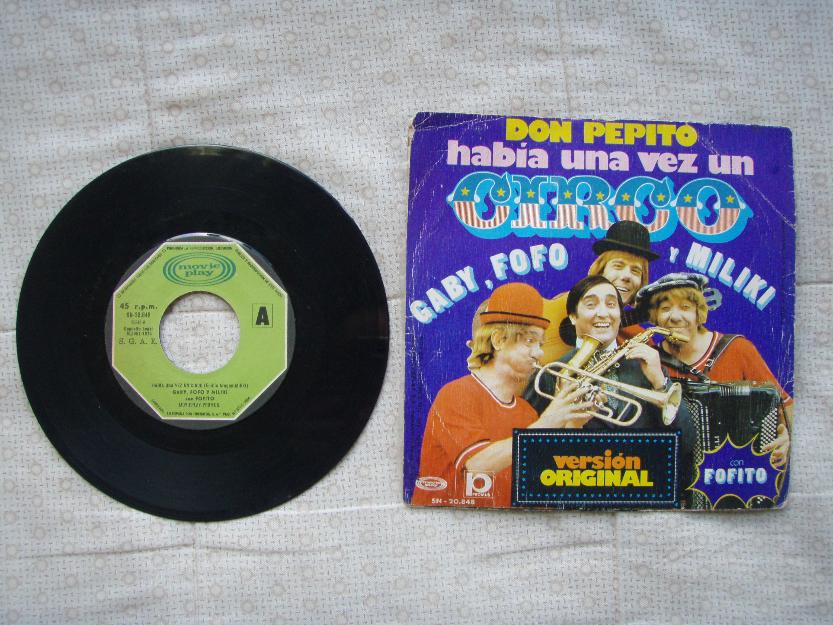 Disco de vinilo Habia una vez un circo