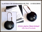 2 x Llavero grabador de voz de 10 segundos. Regalo ideal San Valentin con mensaje de amor - mejor precio | unprecio.es