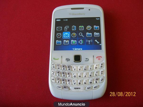 BLACKBERRY 8520 WHITE. LIBRE