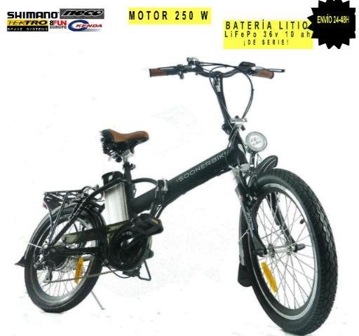 Bicicletas electricas soonerbike lifepo4 precios sin competencia