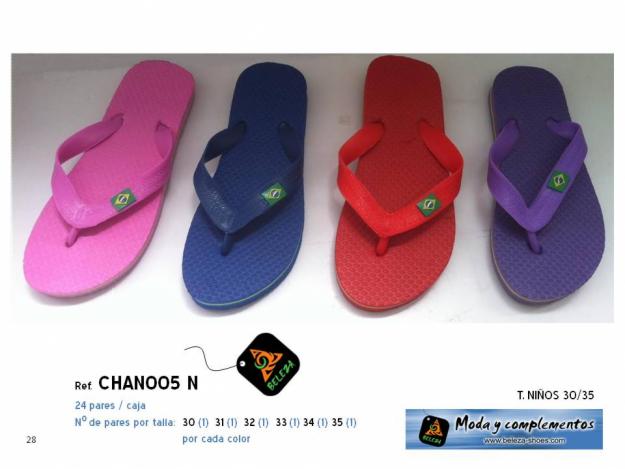 Chanclas brasil para mujer, hombre y niños beleza shoes