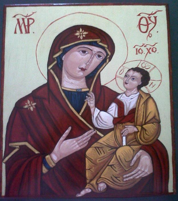 icono religioso del arte Bizantino