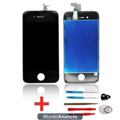 Pantalla LCD Iphone 4 + Tactil negra + Kit Herramientas