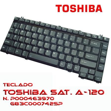TECLADO TOSHIBA SAT. A-120 original con embalaje